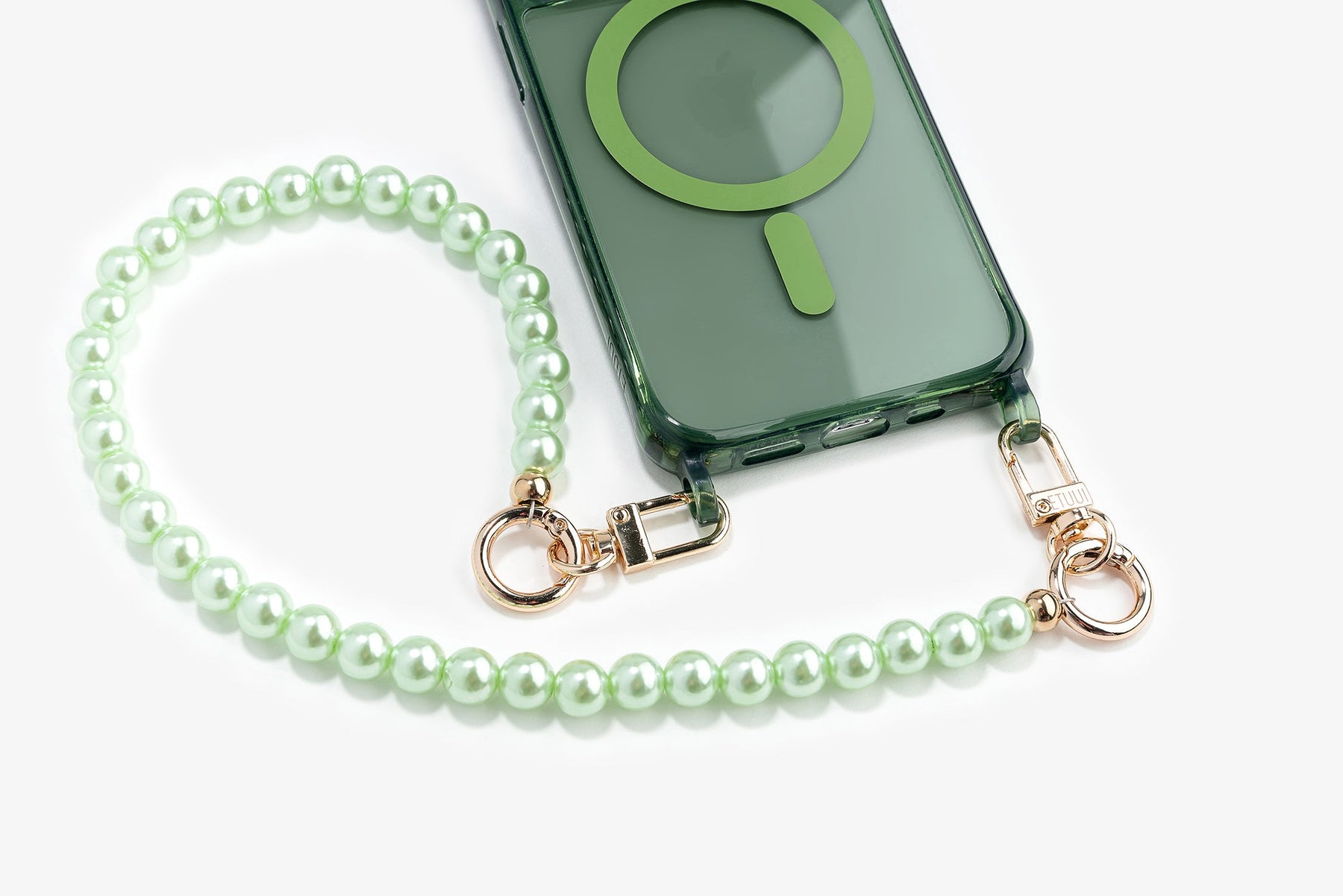 Clear Case Green Tea (Funda con Ojales y MagSafe)